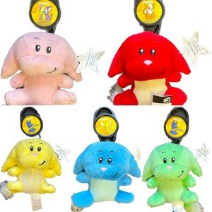 Lot of 5 Neopets Kacheek with PetPet Keychains with Tags 2005